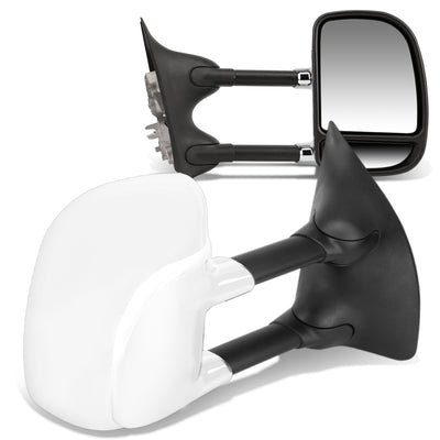 D-Motoring - Towing Mirrors - Extendable Arm - Chrome - Pair - 99-07 Ford F250 / F350 / F450 / F550 Super Duty - 1
