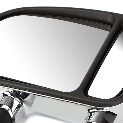 D-Motoring - Towing Mirrors - Extendable Arm - Chrome - Pair - 99-07 Ford F250 / F350 / F450 / F550 Super Duty - 2