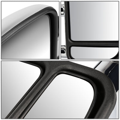 D-Motoring - Towing Mirrors - Extendable Arm - Chrome - Pair - 99-07 Ford F250 / F350 / F450 / F550 Super Duty - 6