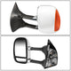 D-Motoring - Towing Mirrors - With LED Turn Signal Light - Extendable - Chrome - Pair - Ford F250 / F350 / F450 / F550 Super Duty - 3