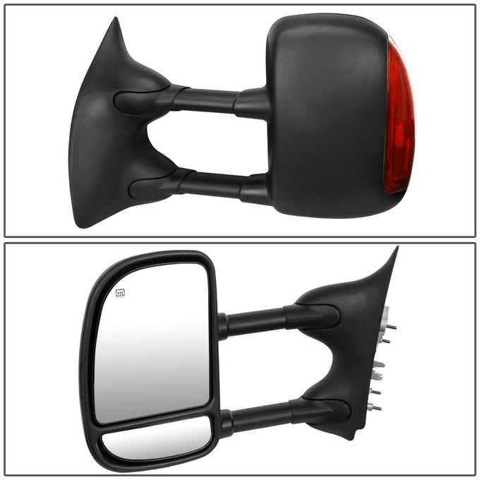 Powered Heated Towing Mirror (Left)<br>99-07 Ford F250 F350 F450 F550 Super Duty
