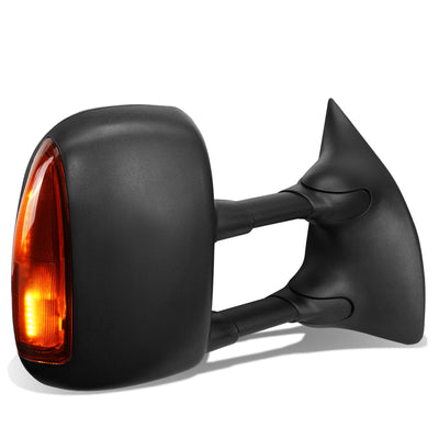 D-Motoring - Towing Mirror - Powered - W/ Heated - W/ Amber LED Signal - Right/Passenger Side - 99-07 Ford Super Duty - 1