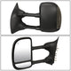 D-Motoring - Towing Mirrors - With LED Turn Signal Light - Powered+Heated - Smoked Corner - Pair - Ford F250 / F350 / F450 / F550 Super Duty - 3