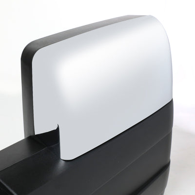 D-Motoring - Towing Mirrors - With LED Turn Signal Light + Puddle Light - Powered+Heated - Pair - Ford F-150 - 3