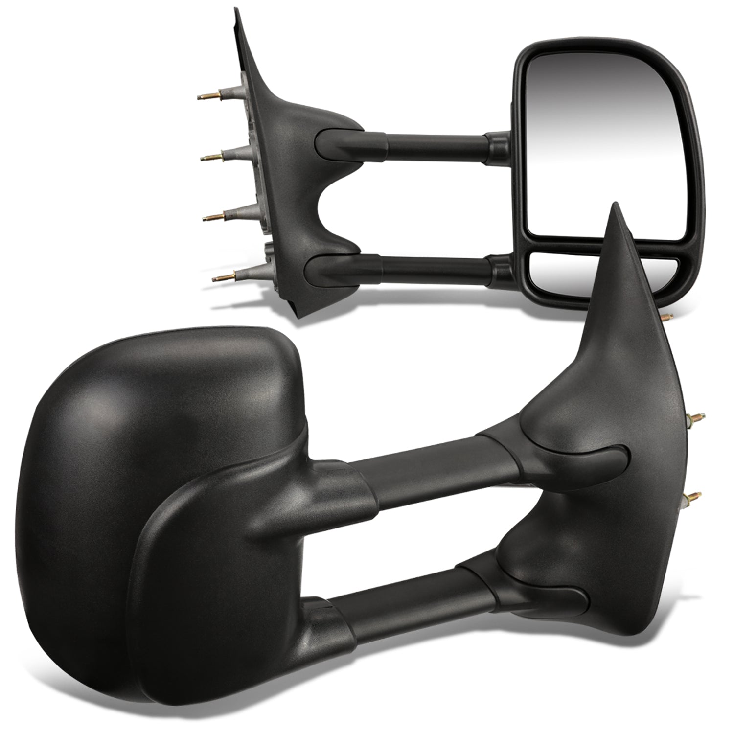 D-Motoring - Towing Mirrors - Extendable - Pair - Ford E-150, E-250, E-350, E-450, E-550 / Econoline - 1