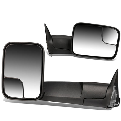 D-Motoring - Towing Mirrors - Manual Adjustable - Foldable - Pair - Dodge RAM 1500 / 2500 / 3500 - 1