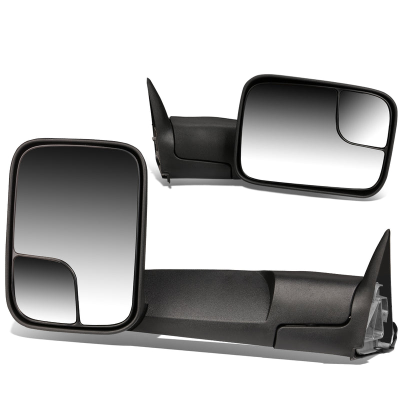 D-Motoring - Towing Mirrors - Manual Adjustable - Foldable - Pair - Dodge RAM 1500 / 2500 / 3500 - 1