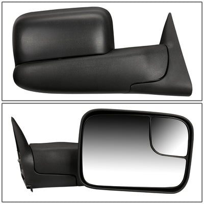 Manual Towing Mirror (Right)<br>94-02 Dodge Ram 1500 2500 3500