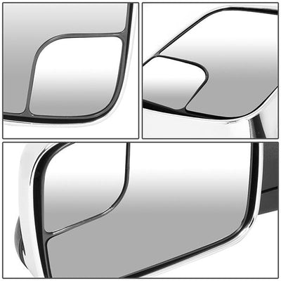 94-02 Dodge Ram Truck Tow Towing Mirrors - Manual - Flip Up - Pair - TWM-011-T222-CH - 6