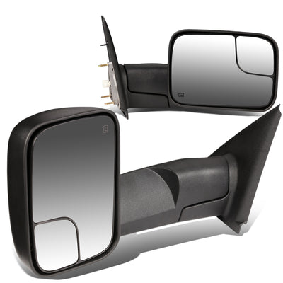 D-Motoring - Towing Mirrors - Foldable - Powered+Heated - Pair - Dodge RAM 1500 / 2500 / 3500 - 1