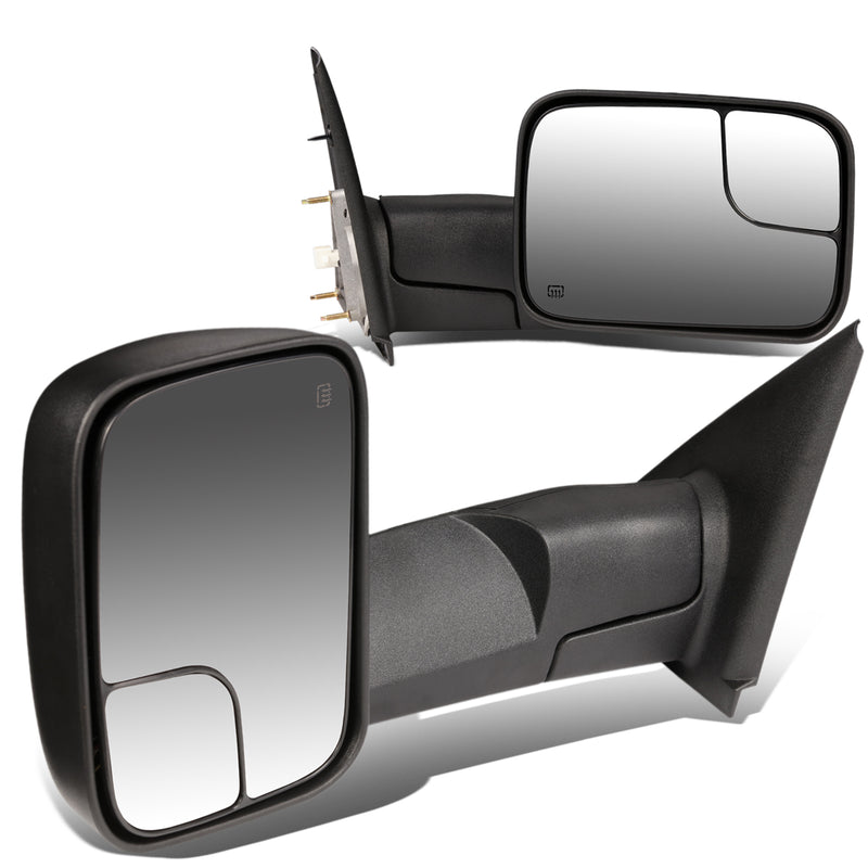 D-Motoring - Towing Mirrors - Foldable - Powered+Heated - Pair - Dodge RAM 1500 / 2500 / 3500 - 1
