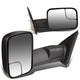 D-Motoring - Towing Mirrors - Adjustable Foldable - Black - Pair - Dodge RAM 1500 / 2500 / 3500 - 1