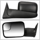 D-Motoring - Towing Mirrors - Adjustable Foldable - Black - Pair - Dodge RAM 1500 / 2500 / 3500 - 3