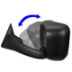 D-Motoring - Towing Mirrors - Adjustable Foldable - Black - Pair - Dodge RAM 1500 / 2500 / 3500 - 2