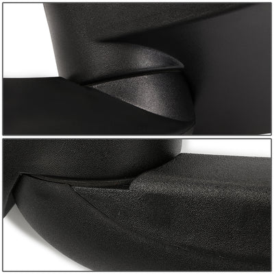 D-Motoring - Towing Mirrors - With LED Turn Signal Light - Manual Adjustable - Smoked Corner - Pair - Dodge RAM 1500 / 2500 / 3500 - 5
