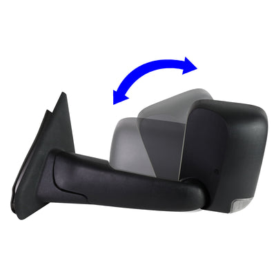 D-Motoring - Towing Mirrors - With LED Turn Signal Light - Powered+Heated - Pair - Dodge RAM 1500 / 2500 / 3500 - 2