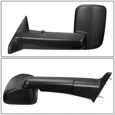 Powered Heated Towing Mirrors (Pair)<br>09-16 Dodge Ram 1500, 10-16 Ram 2500-5500