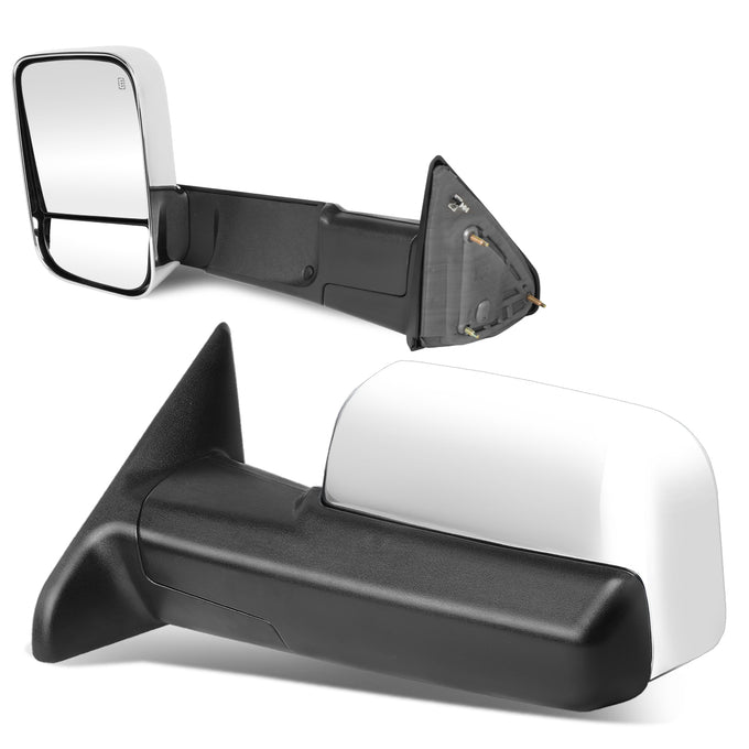 Chrome Powered Heated Towing Mirrors (Pair)<br>09-16 Dodge Ram 1500, 10-16 Ram 2500-5500