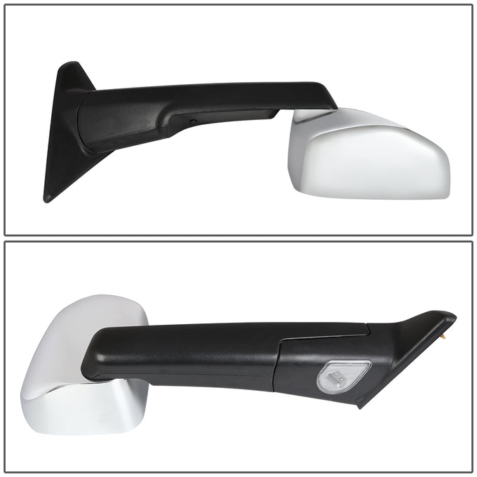 Chrome Powered Heated Towing Mirrors (Pair)<br>09-16 Dodge Ram 1500, 10-16 Ram 2500-5500