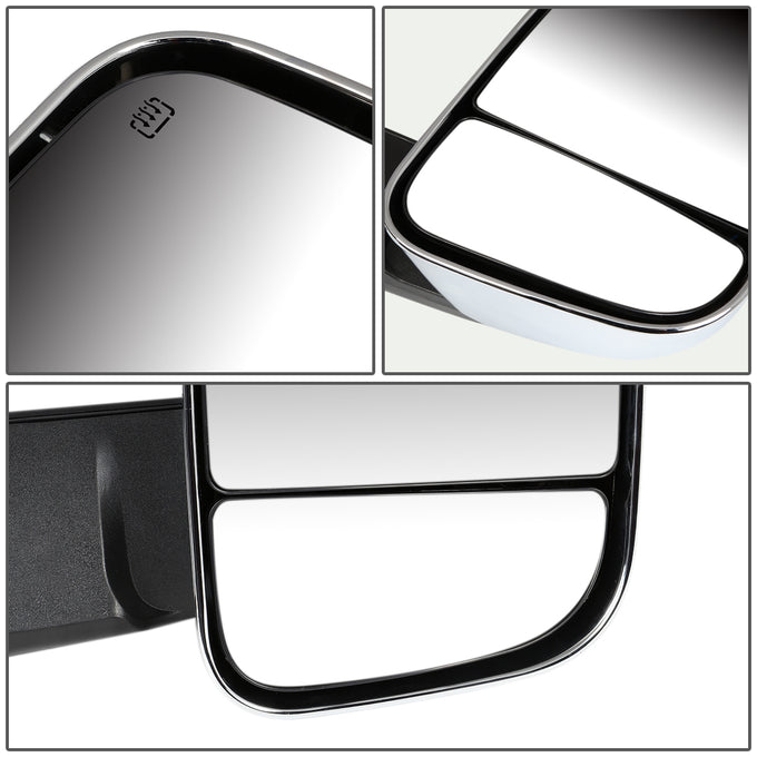 Chrome Powered Heated Towing Mirrors (Pair)<br>09-16 Dodge Ram 1500, 10-16 Ram 2500-5500