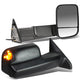 D-Motoring - Towing Mirrors - With LED Turn Singal Light - Powered+Heated - Pair - Dodge RAM 1500 / 2500 / 3500 / 4500 / 5500 - 1