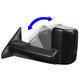 D-Motoring - Towing Mirrors - With LED Turn Singal Light - Powered+Heated - Pair - Dodge RAM 1500 / 2500 / 3500 / 4500 / 5500 - 2
