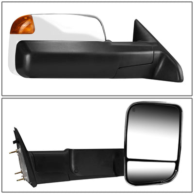 Powered Heated Towing Mirrors (Pair)<br>09-16 Dodge Ram 1500, 10-16 Ram 2500-5500