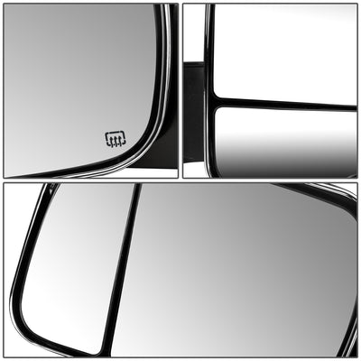 Powered Heated Towing Mirrors (Pair)<br>09-16 Dodge Ram 1500, 10-16 Ram 2500-5500