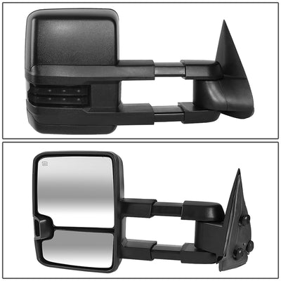 Powered Heated Towing Mirrors (Pair)<br>03-06 Chevy Silverado, GMC Sierra, Tahoe, Yukon