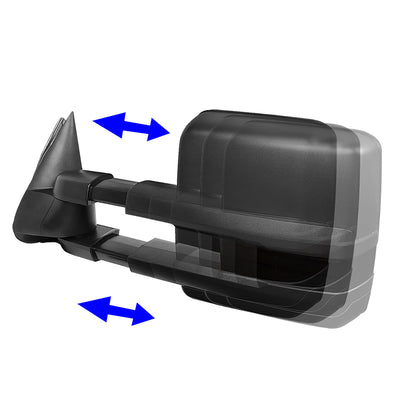 Powered Heated Towing Mirrors (Pair)<br>03-06 Chevy Silverado, GMC Sierra, Tahoe, Yukon