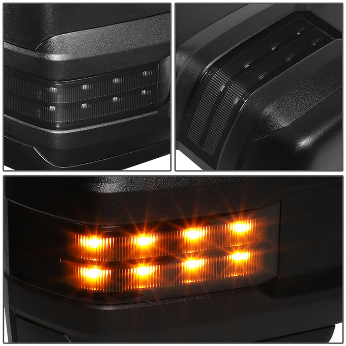 Powered Heated Towing Mirrors (Pair)<br>03-06 Chevy Silverado, GMC Sierra, Tahoe, Yukon