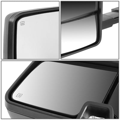 Powered Heated Towing Mirrors (Pair)<br>03-06 Chevy Silverado, GMC Sierra, Tahoe, Yukon