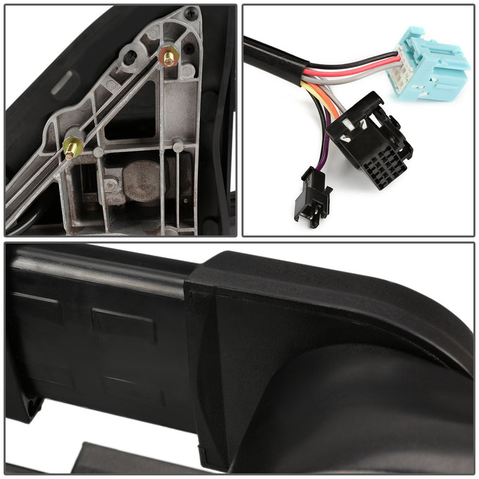 D-Motoring - Towing Mirrors - With LED Turn Singal Light - Powered+Heated - Telescoping - Silverdo / Suburban / Tahoe / GMC Yukon / Sierra / Escalade - 6