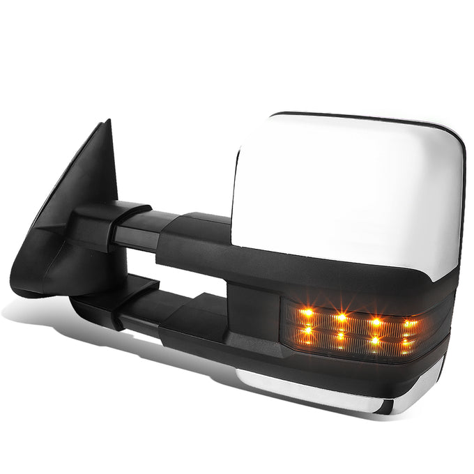 D-Motoring - Towing Mirror - Powered - W/ Heated - W/ Smoked LED Signal - Left/Driver Side - 03-07 Tahoe/Yukon - 1