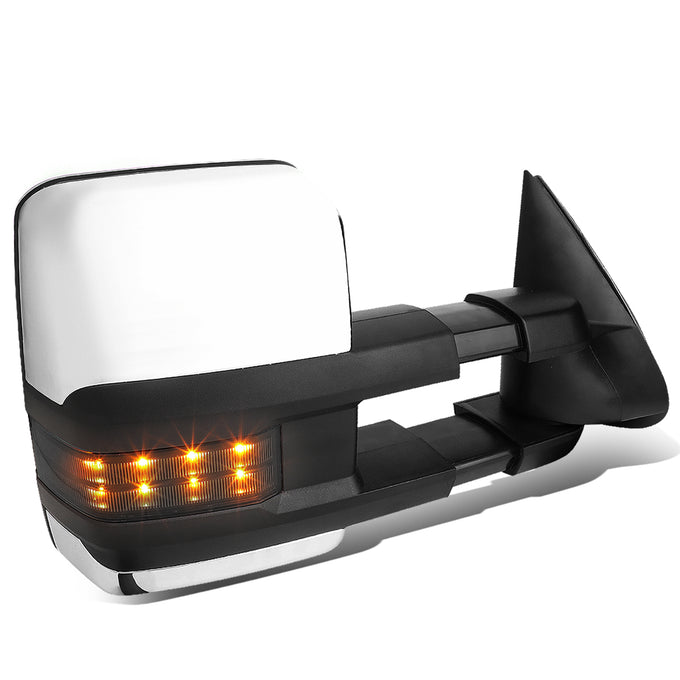 D-Motoring - Towing Mirror - Powered - W/ Heated - W/ Smoked LED Signal - Right/Passenger Side - 03-07 Tahoe/Yukon - 1