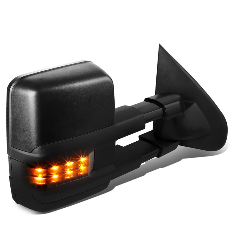 D-Motoring - Towing Mirror - Powered - W/ LED Signal - Right/Passenger - Chevy Silverado 1500 / 2500 / GMC Sierra 1500 / 2500 / 3500 - 1