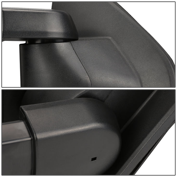 D-Motoring - Towing Mirrors - With LED Turn Singal Light - Powered - Amber Corner - Pair - 14-17 Silverado 1500 / 2500 / 3500 / Sierra 1500 / 2500 /3500 - 4
