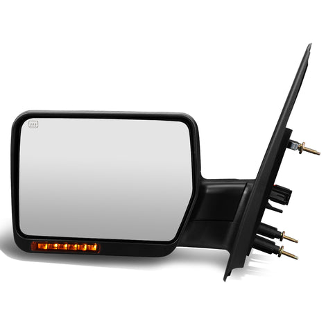 D-Motoring - Towing Mirror - With LED Turn Signal Light - Powered+Heated - Left - Ford F-150 - 1