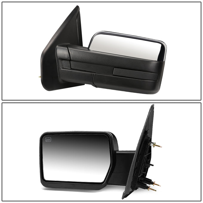 D-Motoring - Towing Mirror - Adjust Foldable - Left/Driver - Ford F-150 - 2