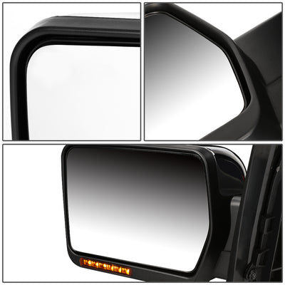D-Motoring - Towing Mirror - Foldable - With LED Turn Signal Light - Chrome - Left/Driver - Ford F-150 - 6