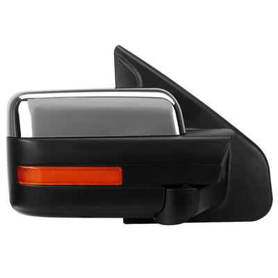 D-Motoring - Towing Mirror - With LED Turn Signal Light - Powered+Heated - Right/Passenger Side - Ford F-150 - 3