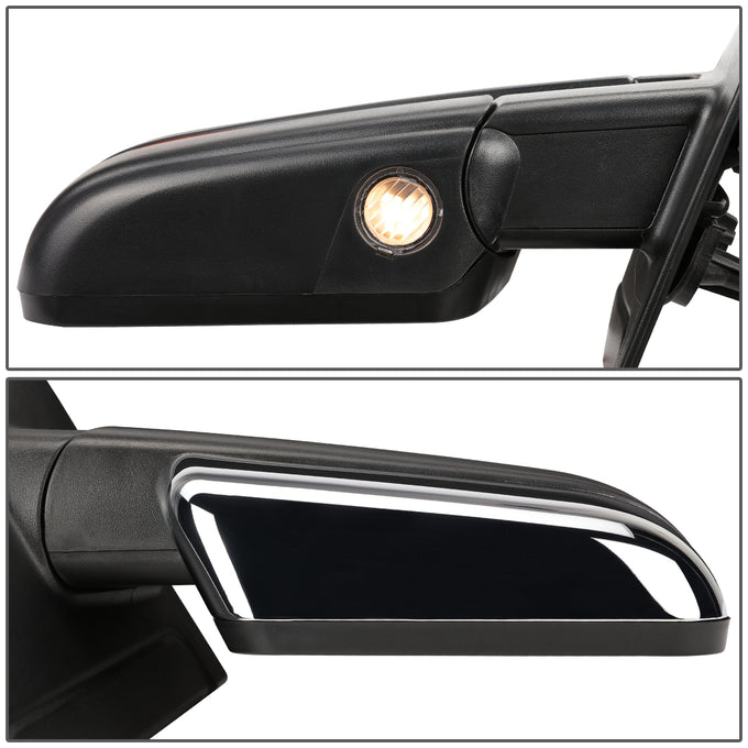 D-Motoring - Towing Mirror - With LED Turn Signal Light - Powered+Heated - Right/Passenger Side - Ford F-150 - 4