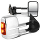D-Motoring - Towing Mirrors - With LED Turn Singal Light - Powered - Pair - Silverado 1500 / 2500 / 3500 / Sierra 1500 / 2500 /3500 - 1