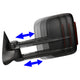 D-Motoring - Towing Mirrors - With LED Turn Singal Light - Powered+Heated - Amber Corner - Pair - Silverado / Tahoe / Suburban / Sierra / Yukon - 2