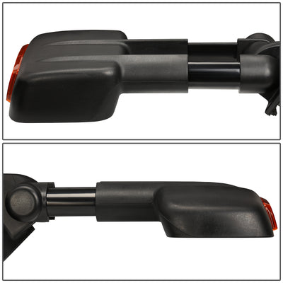 D-Motoring - Towing Mirrors - With LED Turn Singal Light - Powered+Heated - Amber Corner - Pair - Silverado / Tahoe / Suburban / Sierra / Yukon - 4
