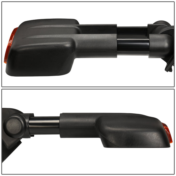 D-Motoring - Towing Mirrors - With LED Turn Singal Light - Powered+Heated - Amber Corner - Pair - Silverado / Tahoe / Suburban / Sierra / Yukon - 4