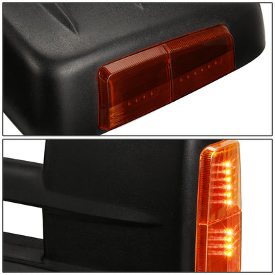 D-Motoring - Towing Mirrors - With LED Turn Singal Light - Powered+Heated - Amber Corner - Pair - Silverado / Tahoe / Suburban / Sierra / Yukon - 5