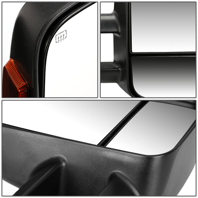 D-Motoring - Towing Mirrors - With LED Turn Singal Light - Powered+Heated - Amber Corner - Pair - Silverado / Tahoe / Suburban / Sierra / Yukon - 6