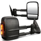 D-Motoring - Towing Mirrors - With LED Turn Singal Light - Powered+Heated - Smoked Corner - Pair - Silverado / Tahoe / Suburban / Sierra / Yukon - 1