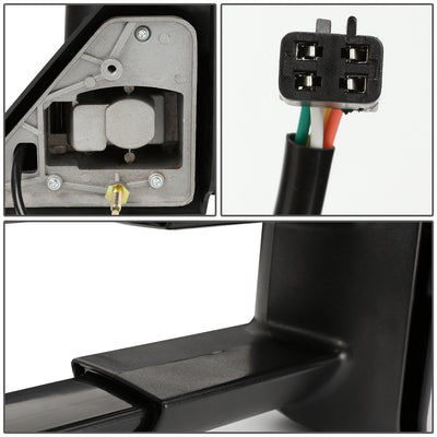 D-Motoring - Towing Mirrors - Powered - Extendable - Black - Tahoe / Yukon / GMC C(K) 1500 / 2500 / C(K) 3500 - 5